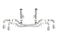 aFe MACH Force-Xp 3in to 2-1/2in 304SS Cat-Back (No Muff.) 2020 Chevy Corvette 6.2L- Polished Tip - Mammoth Racing -