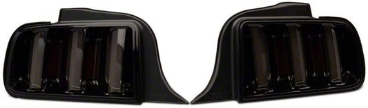 Raxiom 05-09 Ford Mustang Vector V2 LED Tail Lights- Black Housing (Smoked Lens) - Mammoth Racing -