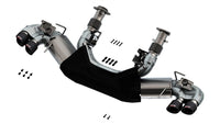 Borla 2020 Chevrolet Corvette C8 6.2L ATAK 3in Exhaust System Dual Round Angle Cut Carbon Fiber Tips - My Store