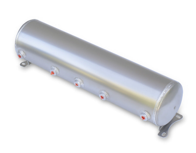 Ridetech Air Tank 5 Gallon Aluminum w/ 5- 1/4in Ports and 1-1/8in Port - Mammoth Racing -