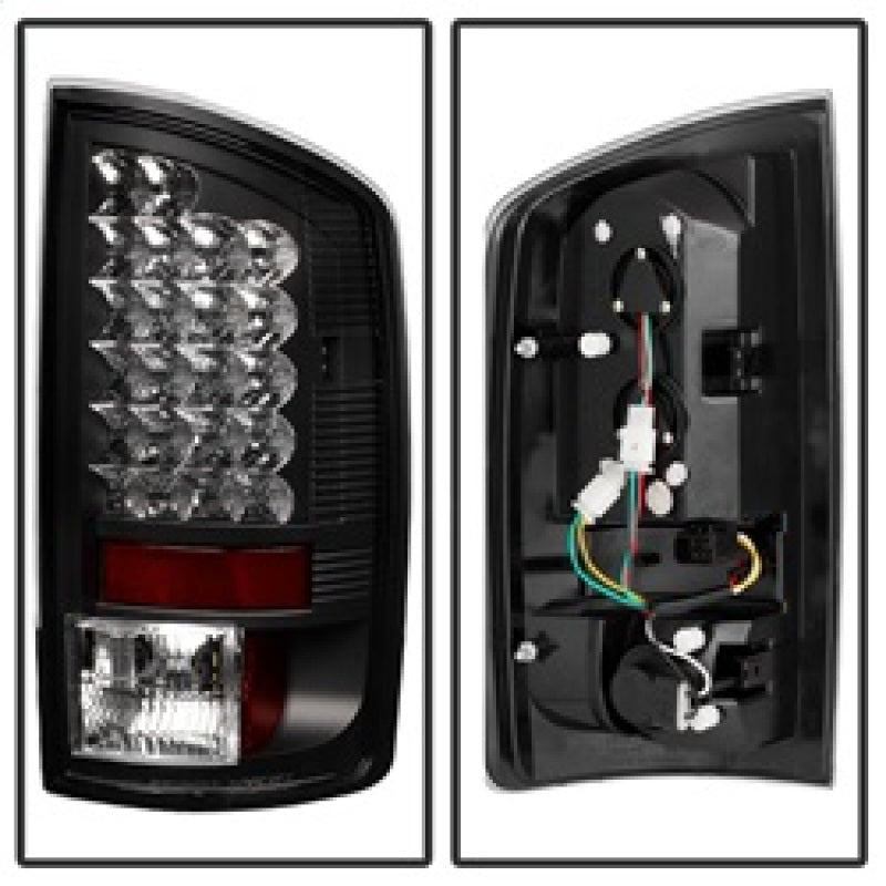 Spyder Dodge Ram 02-06 1500/Ram 2500/3500 03-06 LED Tail Light Black ALT-YD-DRAM02-LED-BK - Mammoth Racing -