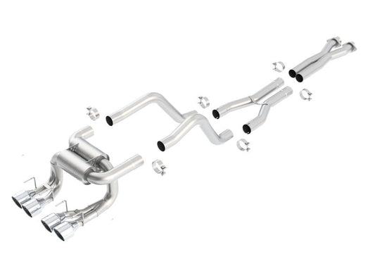 Borla 06-11 Chevrolet Corvette ZR1/Z06 6.2/7.0L 8cyl ATAK SS Catback Exhaust - My Store