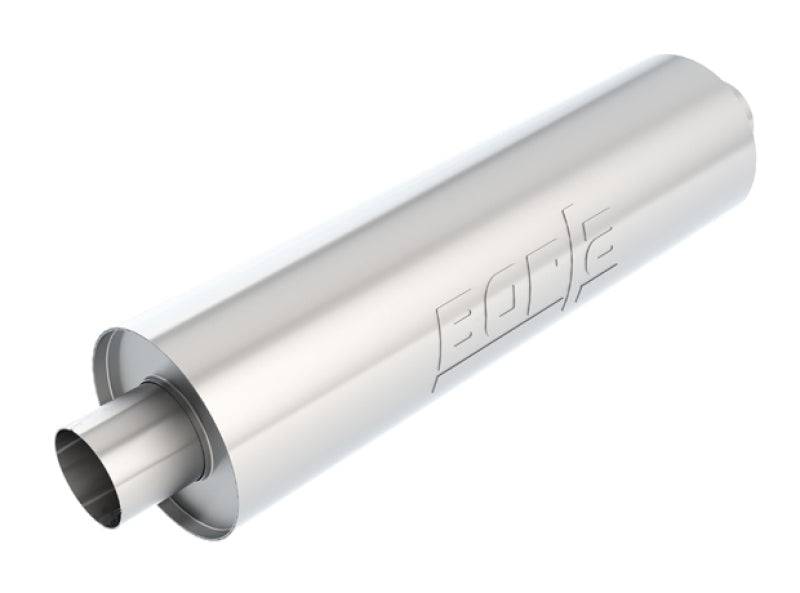 Borla 3in In/Out 6.75in Diameter x 24in Turbo XL Muffler - Developed for Truck Applications - Mammoth Racing -