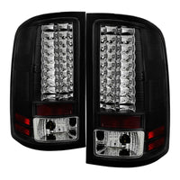 Spyder GMC Sierra 07-13 (Not fit 3500 Dually 4 Rear Wheels)LED Tail Lights Black ALT-YD-GS07-LED-BK - Mammoth Racing -