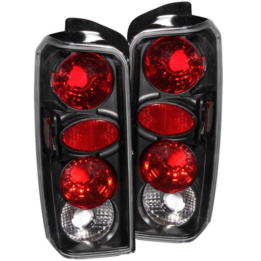 ANZO 1997-2001 Jeep Cherokee Taillights Black - My Store