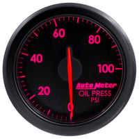 Autometer Airdrive 2-1/6in Oil Pressure Gauge 0-100 PSI - Black - My Store