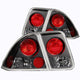 ANZO 2001-2004 Honda Civic Taillights Black - My Store