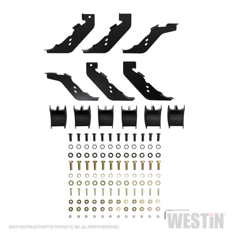 Westin 19-21 Ford Ranger SuperCab PRO TRAXX 4 Oval Nerf Step Bars - Blk - Mammoth Racing -