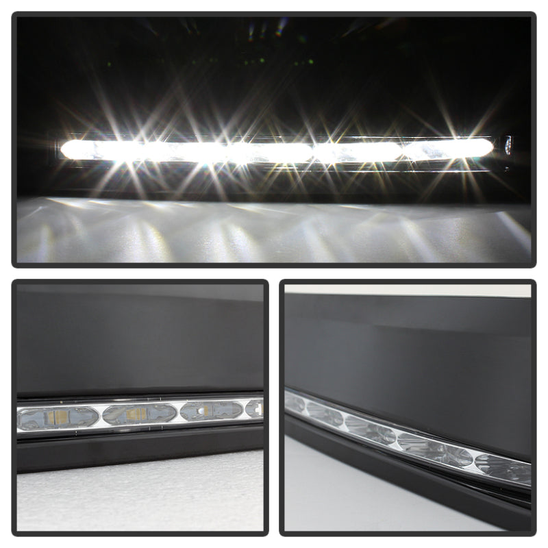 Spyder Toyota Tundra 07-13 Daytime LED Running Lights (XSP-X Model Look)wo/swtch Blk FL-DRL-TTU07-BK - Mammoth Racing -