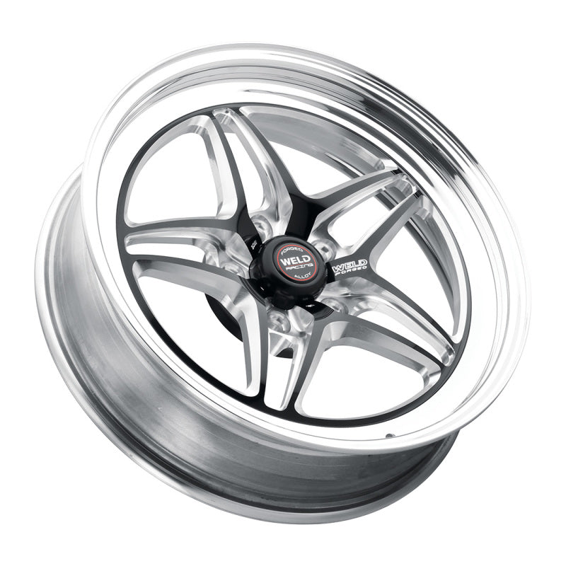 Weld S81 18x5 / 5x115 BP / 1.6in BS Black Wheel (High Pad) - Non-Beadlock - Mammoth Racing -