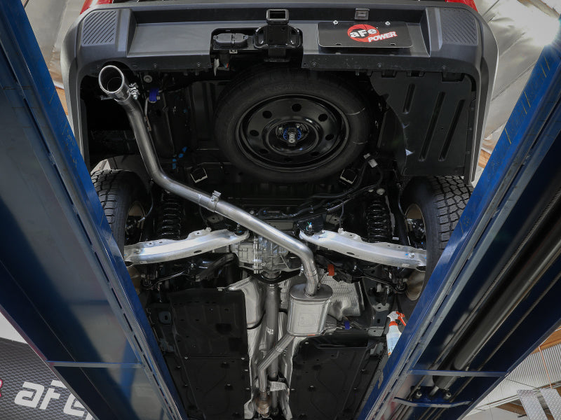 aFe 22-23 Ford Maverick EcoBoost L4 2.0L(t) Vulcan Series 2-1/2in 304 SS Cat-Back w/ Polished Tip - Mammoth Racing -