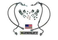 Superlift 05-07 Ford F-250/F-350 w/ 4-8in Lift Kit (Pair) Bullet Proof Brake Hoses - Mammoth Racing -