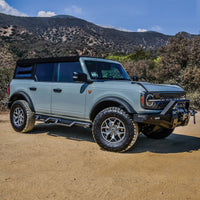 Westin/HDX 2021+ Ford Bronco Drop Nerf Step Bars - Textured Black - Mammoth Racing -