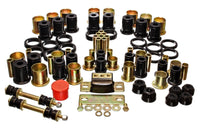 Energy Suspension 74-77 Oldsmobile Cutlass/442/F-85/Europa Black Hyper-flex Master Bushing Set - Mammoth Racing -