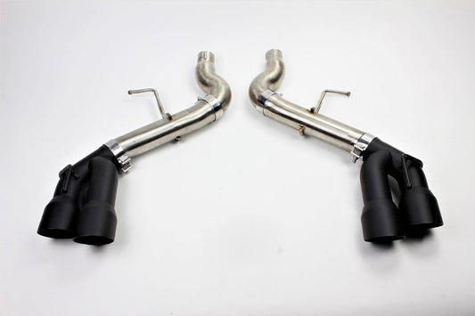 Mishimoto 2016+ Chevrolet Camaro SS Quad-Tip Race Axle-Back Exhaust w/ Black Tips - Mammoth Racing -
