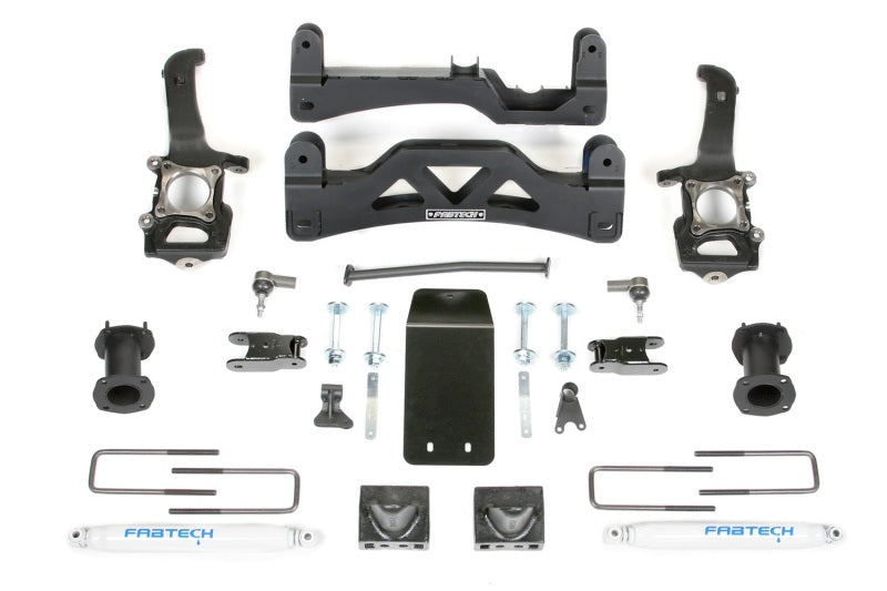Fabtech 2014 Ford F150 4WD 6in Basic Sys w/Perf Shks - Mammoth Racing -