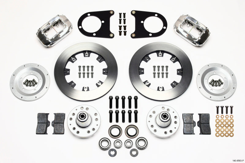 Wilwood Forged Dynalite Front Kit 12.19in Polished 37-48 Ford Psgr. Car Spindle - My Store