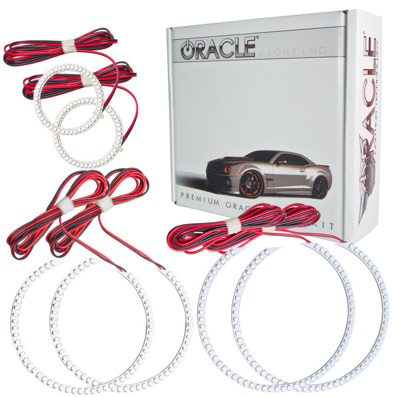 Oracle Dodge Charger 05-10 LED Triple Ring Halo Kit - White - Mammoth Racing -