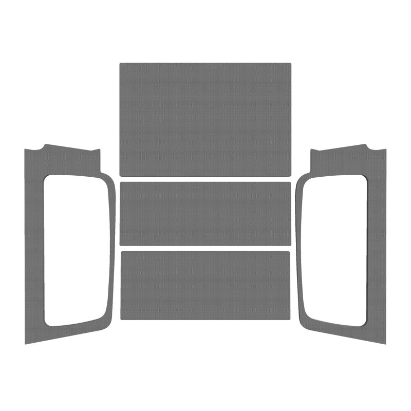 DEI 04-06 Jeep Wrangler LJ Unliminted Headliner Complete Kit - Gray - Mammoth Racing -