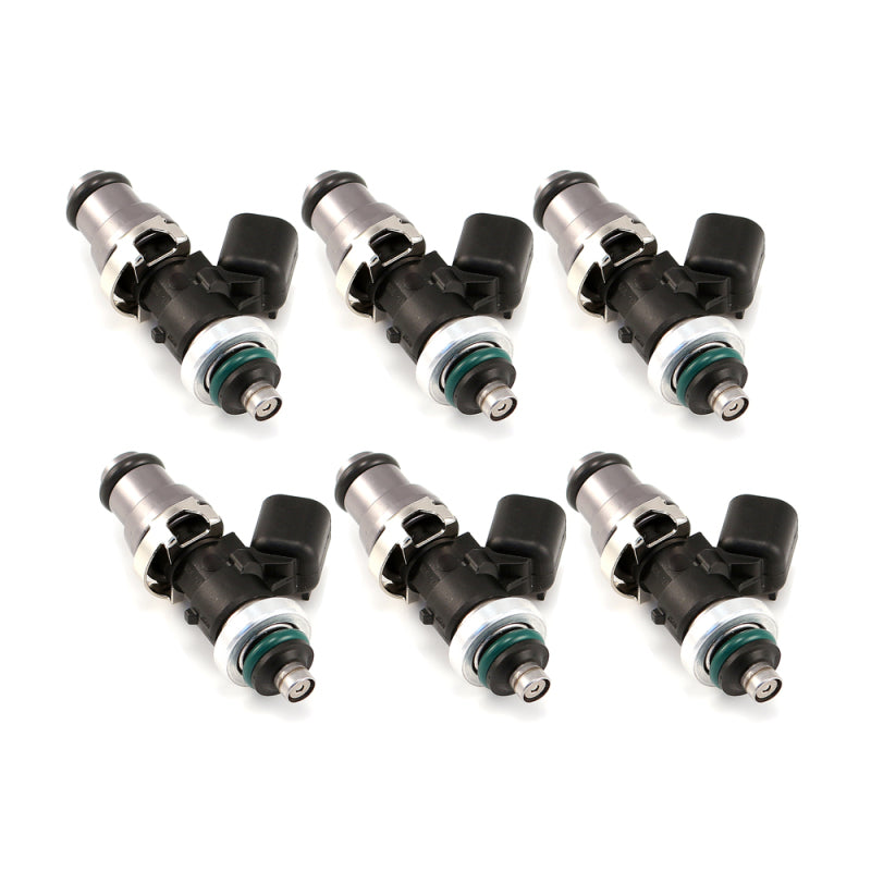 Injector Dynamics 1340cc Injectors-48mm Length-14mm Grey Top-14mm L O-Ring(R35 Low Spacer)(Set of 6) - Mammoth Racing -