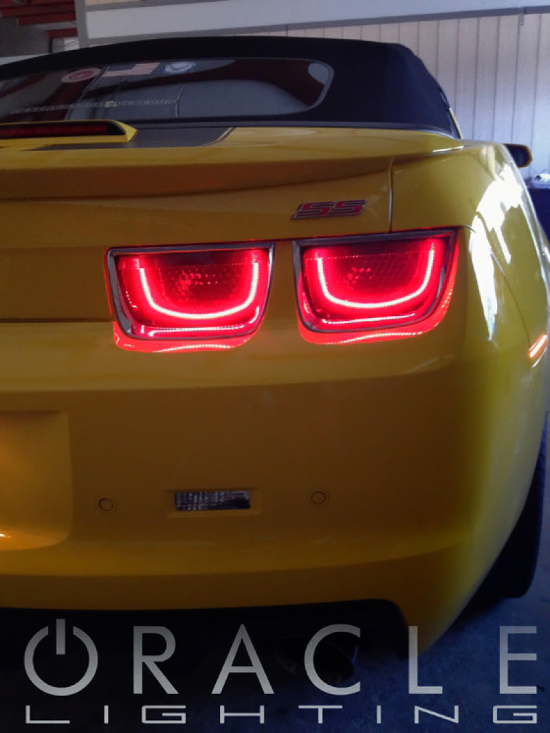 Oracle Chevy Camaro 10-13 Afterburner 2.0 Tail Light Halo Kit - Red - Mammoth Racing -