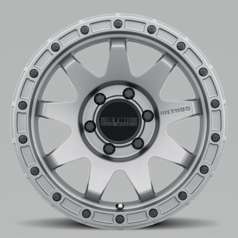 Method Mr317 20x9 0mm Offset 6x5.5 106.25mm CB Matte Titanium Wheel - Mammoth Racing -