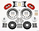 Wilwood Narrow Superlite 6R Front Hub Kit 14.00in Drill Red 79-87 GM G Body - Mammoth Racing -