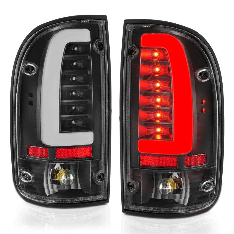 ANZO 95-00 Toyota Tacoma LED Taillights Black Housing Clear Lens (Pair) - My Store