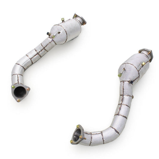Catted High Flow Exhaust Downpipe for Porsche Cayman 718 GT4 RS 4.0L 2022-2025
