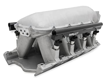 Holley 300-242 Holley Hi-Ram Intake Manifold EFI 1x105 mm Throttle Body Longitudinal Mount - My Store