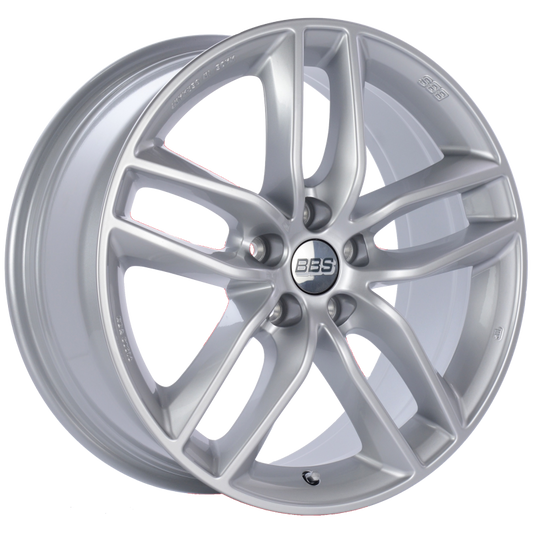 BBS SX 18x8 5x108 ET45 Sport Silver Wheel -70mm PFS/Clip Required - Mammoth Racing -