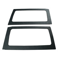 DEI 11-18 Jeep Wrangler JK Leather Look Rear Side Window Black - Mammoth Racing -