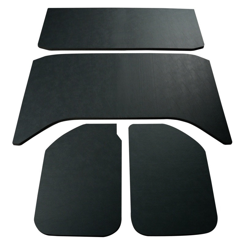 DEI 11-18 Jeep Wrangler JK 4-Door Leather Look Headliner Black 4 Piece - Mammoth Racing -