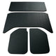 DEI 11-18 Jeep Wrangler JK 4-Door Leather Look Headliner Black 4 Piece - Mammoth Racing -