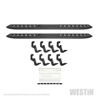 Westin 2019 Chevrolet Silverado/Sierra 1500 Crew Cab Thrasher Running Boards - Textured Black - Mammoth Racing -