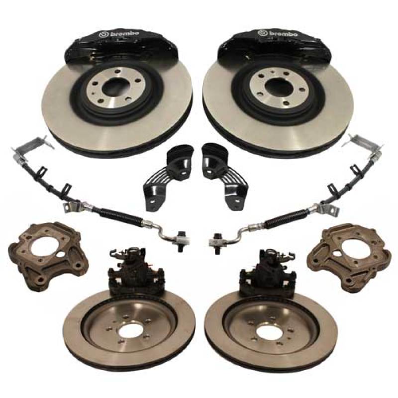 Ford Racing 2005-2014 Mustang Six Piston 15-inch Brake Upgrade Kit - Mammoth Racing -