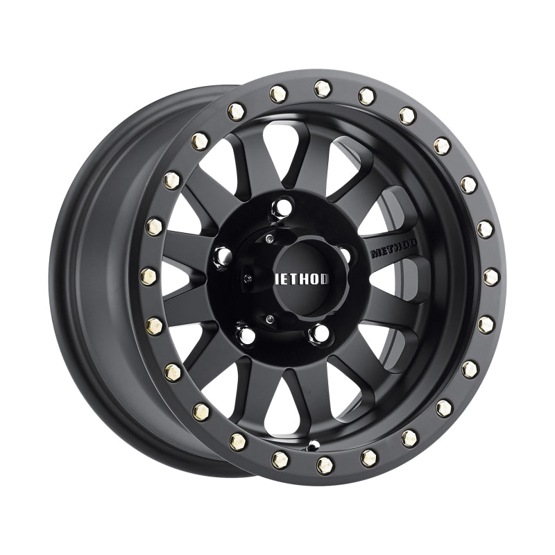 Method Mr304 Double Standard 18x9 -12mm Offset 5x5 94mm CB Matte Black Wheel - Mammoth Racing -