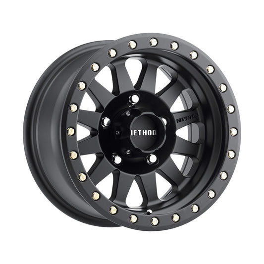 Method Mr304 Double Standard 18x9 -12mm Offset 5x5 94mm CB Matte Black Wheel - Mammoth Racing -