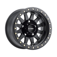 Method Mr304 Double Standard 17x8.5 0mm Offset 5x5.5 108mm CB Matte Black Wheel - Mammoth Racing -