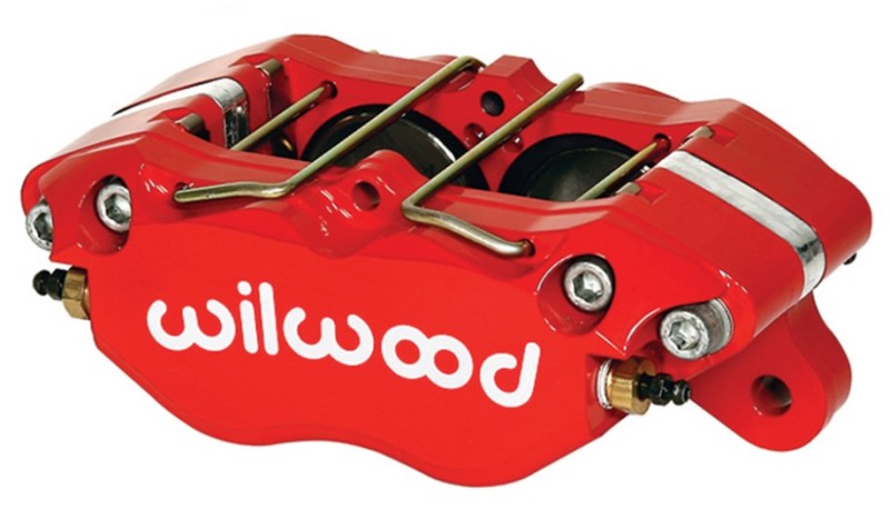 Wilwood Caliper-Dynapro 5.25in Mount-Red 1.00in Pistons .81in Disc - Mammoth Racing -