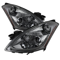 Spyder Nissan Altima 4Dr 10-12 Projector Headlights Light DRL LED Halo Smke PRO-YD-NA104D-LTDRL-SM - Mammoth Racing -