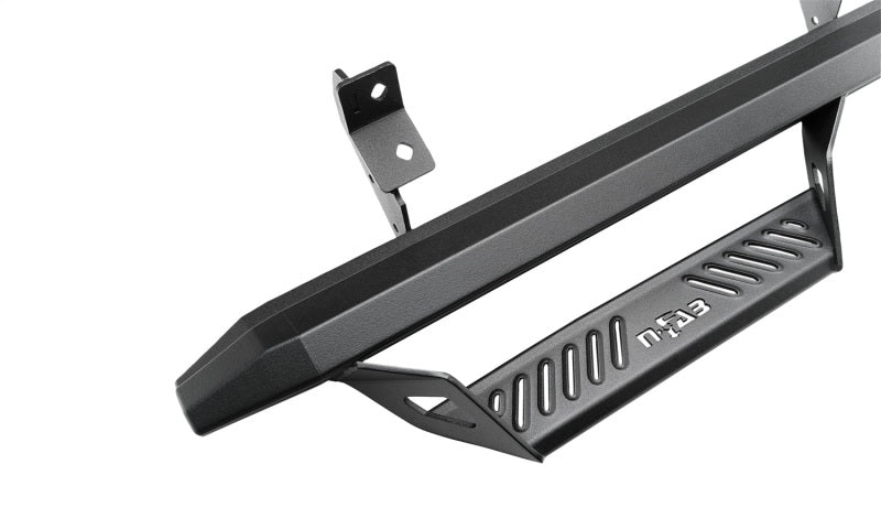N-Fab 21-22 Ford Bronco 2 Door Predator PRO Step System - Wheel 2 Wheel - Tex. Black - Mammoth Racing -