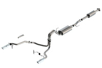 Borla F-150 2021 5.0L 4dr CC SB EC STB Lariat/KR/Platinum/LTD 3/2.25 SRE Cat-Back Touring CHR Tips - My Store