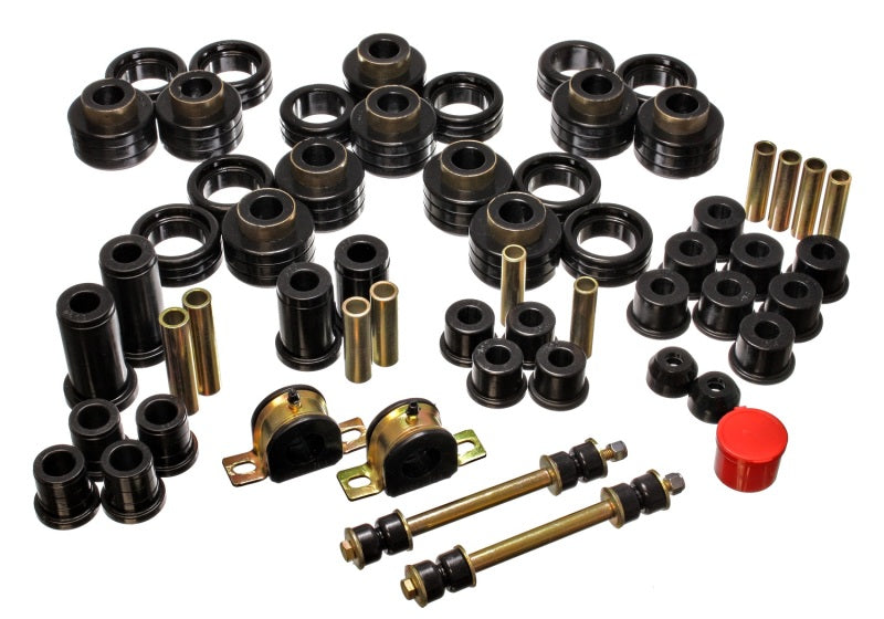 Energy Suspension 95-97 Chevy Tahoe / GMC Denali 4WD Black Hyper-flex Master Bushing Set - Mammoth Racing -