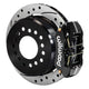 Wilwood Dynapro 12 Bolt Low-Pro Rear Kit w/ E-Brake 11in Drilled & slotted / 2.75-2.81in off - Black - My Store