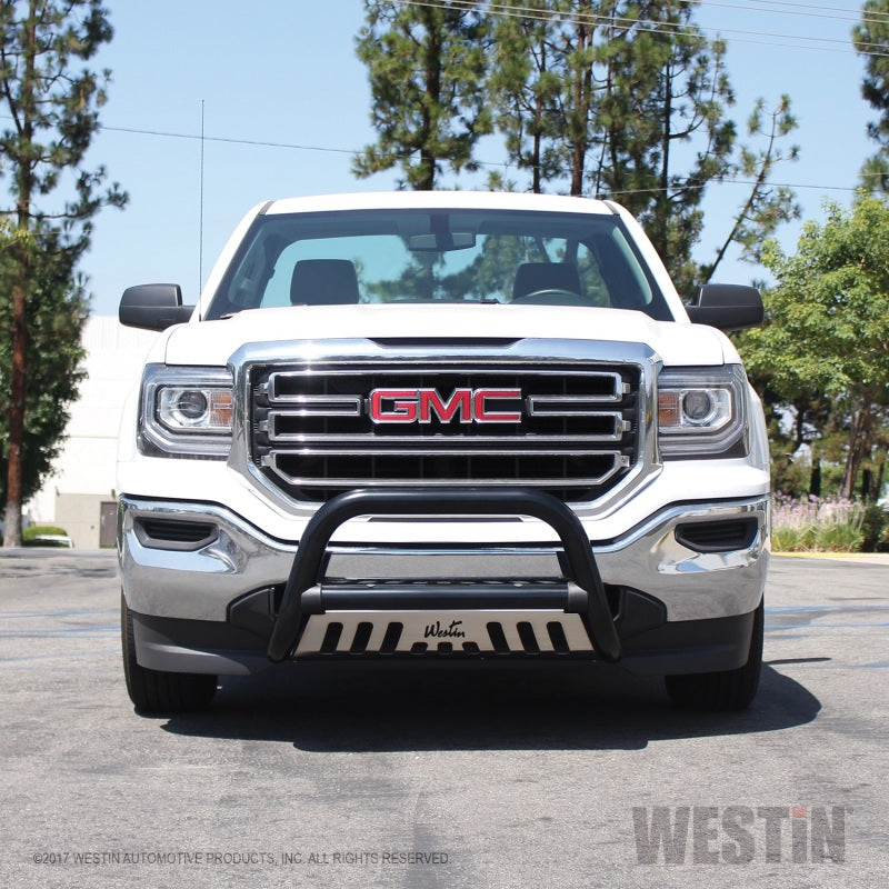 Westin 2016-2018 GMC Sierra 1500 Ultimate Bull Bar - Black - Mammoth Racing -