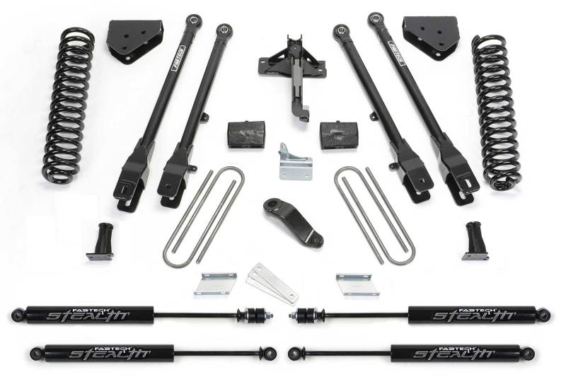 Fabtech 08-16 Ford F250/f350 4WD 4in 4Link Sys w/Coils & Stealth - Mammoth Racing -