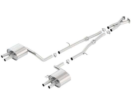 Borla 2018 Kia Stinger 3.3L V6 Turbo 2.25in Pipe Dia Dual Split Rear Exit S-Type Cat-Back Exhaust - My Store