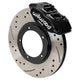 Wilwood 69-74 Porsche 911 Front Powerlite Brake Kit 3in MT Drilled & Slotted - Black - My Store