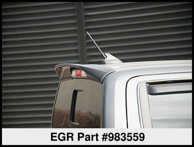 EGR 19-20 Ford Ranger Super Crew Rear Cab Truck Spoiler - Matte Black - Mammoth Racing -
